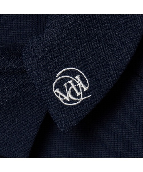 セール】【VIVA HEART/GOLF】ワッフルロールカラーノースリーブ