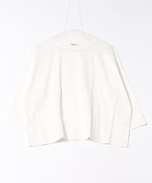 NEWYORKER(ニューヨーカー)の「コットンポリエステルボーダー ボートネック7分袖プルオーバー(Tシャツ/カットソー・レディース・ホワイト/グリーン系その他3・M/L)」の9枚目の写真