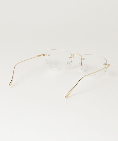 ADAM PATEK（アダムパテック）の「【ADAMPATEK/アダムパテック】engraving rimless glasses（彫金入りリムレスグラス）（メガネ・レディース・シルバー/ゴールド・FREE）」の4枚目の写真