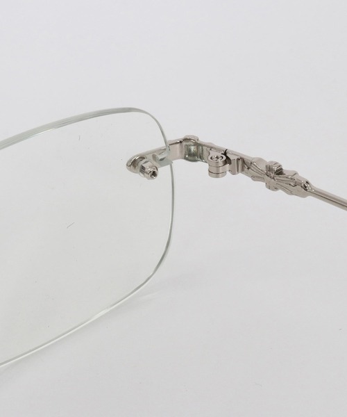 ADAM PATEK（アダムパテック）の「【ADAMPATEK/アダムパテック】engraving rimless glasses（彫金入りリムレスグラス）（メガネ・レディース・シルバー/ゴールド・FREE）」の10枚目の写真