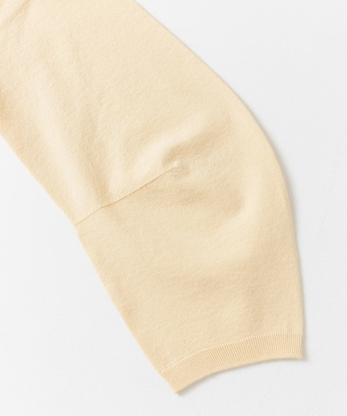 UNFIL（アンフィル）の「unfil　crew-neck cardigan（カーディガン/ボレロ・レディース・アイボリー/ライトグレー・1）」の9枚目の写真