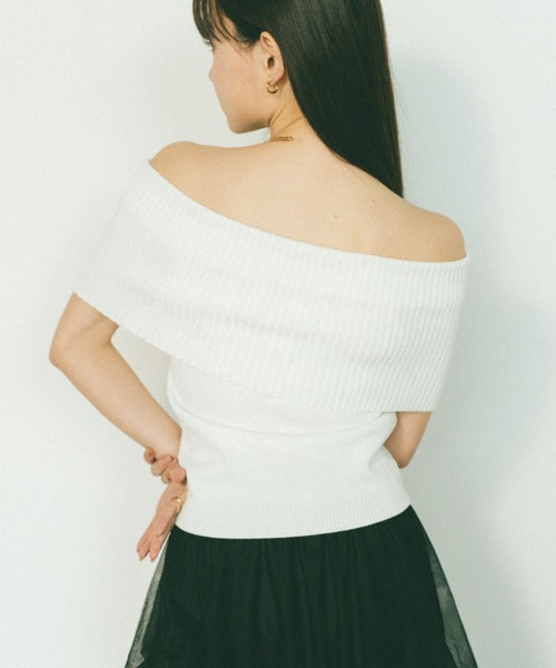 お値下げ★当日発送★YONFA チューリップスリーブニット YONFA / チューリップスリーブニット(white)