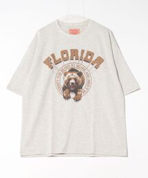 アニマルカレッジ柄Tシャツ(M1)