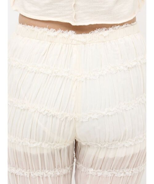 jouetie（ジュエティ）の「シアーギャザーフレアパンツ（その他パンツ・レディース・ブラック/ピンク/オフホワイト・MEDIUM）」の20枚目の写真