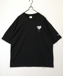 Burner | 【GROOVY STORE】WIDE Crew Neck T-Shirt ワンポイントロゴ刺繍(Tシャツ/カットソー)
