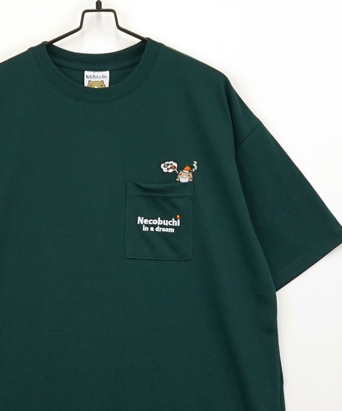 Burner(バーナー)の「【GROOVY STORE】アニマル 刺繍ワイドTシャツ 吸水速乾 UVカット(Tシャツ/カットソー・メンズ・スミクロ/ネイビー/ホワイト/サーモンピンク/ブラック/ブラック系その他2/グレイッシュベージュ/ホワイト系その他2/ダークグリーン/ブルー/イエロー/ミント/ホワイト系その他3/ホワイト系その他4/ダークグリーン系2/キナリ/グレイッシュブルー/ブラック系その他3・M/L/LL)」の14枚目の写真