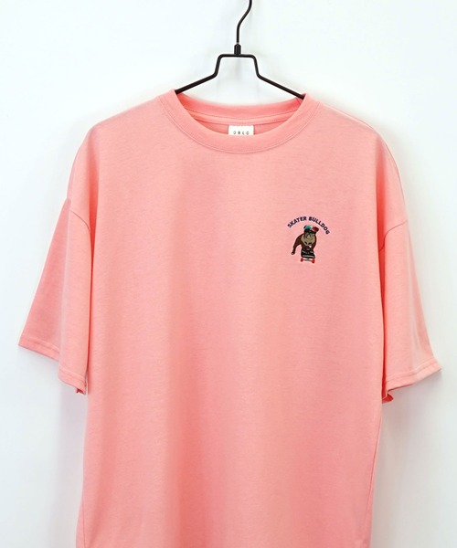 Burner(バーナー)の「【GROOVY STORE】アニマル 刺繍ワイドTシャツ 吸水速乾 UVカット(Tシャツ/カットソー・メンズ・スミクロ/ネイビー/ホワイト/サーモンピンク/ブラック/ブラック系その他2/グレイッシュベージュ/ホワイト系その他2/ダークグリーン/ブルー/イエロー/ミント/ホワイト系その他3/ホワイト系その他4/ダークグリーン系2/キナリ/グレイッシュブルー/ブラック系その他3・M/L/LL)」の19枚目の写真