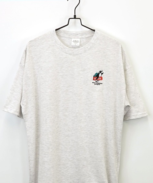 Burner(バーナー)の「【GROOVY STORE】アニマル 刺繍ワイドTシャツ 吸水速乾 UVカット(Tシャツ/カットソー・メンズ・スミクロ/ネイビー/ホワイト/サーモンピンク/ブラック/ブラック系その他2/グレイッシュベージュ/ホワイト系その他2/ダークグリーン/ブルー/イエロー/ミント/ホワイト系その他3/ホワイト系その他4/ダークグリーン系2/キナリ/グレイッシュブルー/ブラック系その他3・M/L/LL)」の21枚目の写真