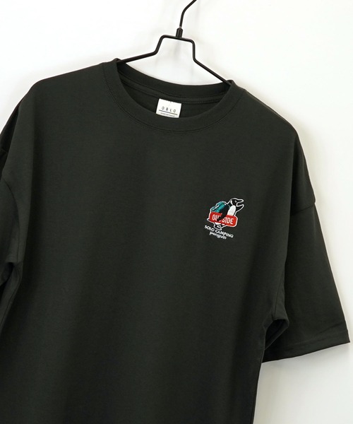 Burner(バーナー)の「【GROOVY STORE】アニマル 刺繍ワイドTシャツ 吸水速乾 UVカット(Tシャツ/カットソー・メンズ・スミクロ/ネイビー/ホワイト/サーモンピンク/ブラック/ブラック系その他2/グレイッシュベージュ/ホワイト系その他2/ダークグリーン/ブルー/イエロー/ミント/ホワイト系その他3/ホワイト系その他4/ダークグリーン系2/キナリ/グレイッシュブルー/ブラック系その他3・M/L/LL)」の22枚目の写真