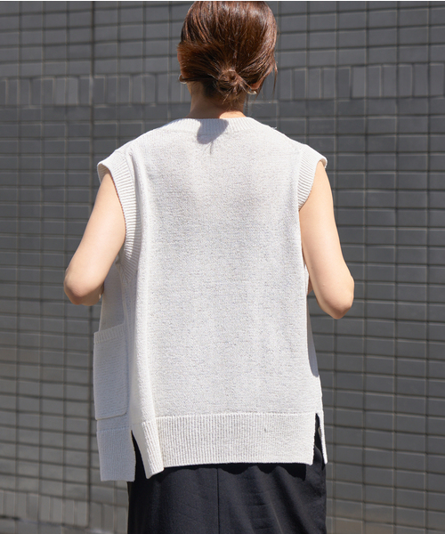 人気完売品！IENA テープヤーンベスト　新品タグ付き IENA（イエナ）の「テープヤーンベスト（ベスト）」 - WEAR