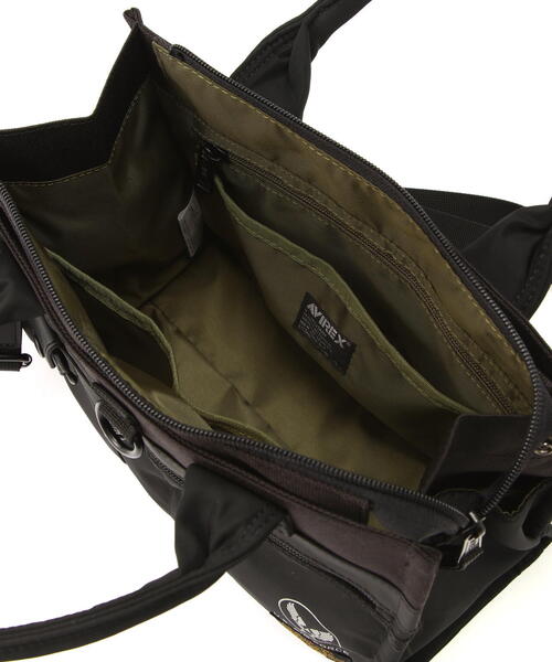 AVIREX（アヴィレックス）の「MILITARY MINI TOTE BAG / スモールトート / AVIREX / アヴィレックス（トートバッグ・メンズ・オリーブ系/ブラック/その他4・F）」の16枚目の写真