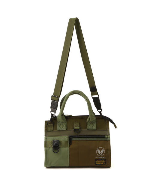 AVIREX（アヴィレックス）の「MILITARY MINI TOTE BAG / スモールトート / AVIREX / アヴィレックス（トートバッグ・メンズ・オリーブ系/ブラック/その他4・F）」の3枚目の写真