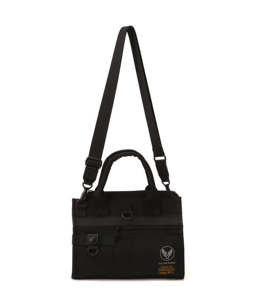 AVIREX（アヴィレックス）の「MILITARY MINI TOTE BAG / スモールトート / AVIREX / アヴィレックス（トートバッグ・メンズ・オリーブ系/ブラック/その他4・F）」の2枚目の写真