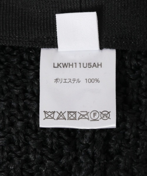 LAKOLE（ラコレ）の「配色透かし編みハット / 286083（ハット・レディース・ベージュ/オフホワイト/ブラック・FREE）」の17枚目の写真