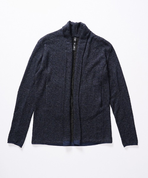 wjk（ダヴルジェイケイ）の「mcg3624-back pile light easy cardigan カーディガン（カーディガン/ボレロ・メンズ・ネイビー/ブラック・L/M/S/XL）」の19枚目の写真