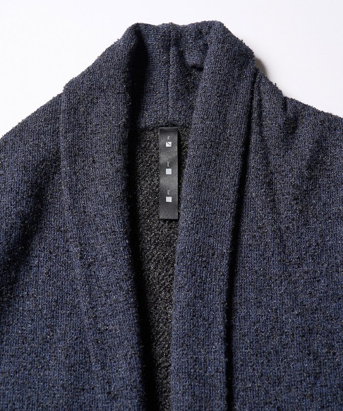 wjk（ダヴルジェイケイ）の「mcg3624-back pile light easy cardigan カーディガン（カーディガン/ボレロ・メンズ・ネイビー/ブラック・L/M/S/XL）」の18枚目の写真