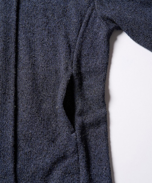 wjk（ダヴルジェイケイ）の「mcg3624-back pile light easy cardigan カーディガン（カーディガン/ボレロ・メンズ・ネイビー/ブラック・L/M/S/XL）」の17枚目の写真