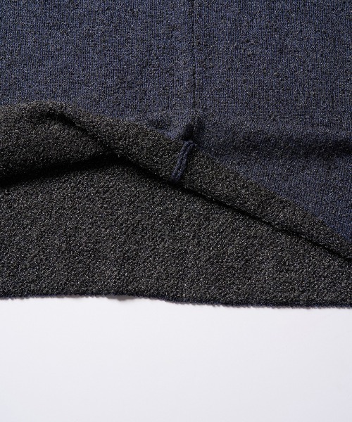 wjk（ダヴルジェイケイ）の「mcg3624-back pile light easy cardigan カーディガン（カーディガン/ボレロ・メンズ・ネイビー/ブラック・L/M/S/XL）」の16枚目の写真