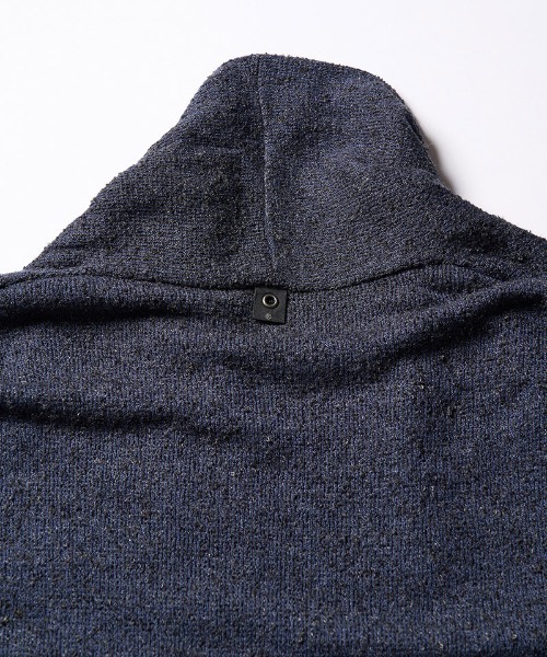 wjk（ダヴルジェイケイ）の「mcg3624-back pile light easy cardigan カーディガン（カーディガン/ボレロ・メンズ・ネイビー/ブラック・L/M/S/XL）」の14枚目の写真