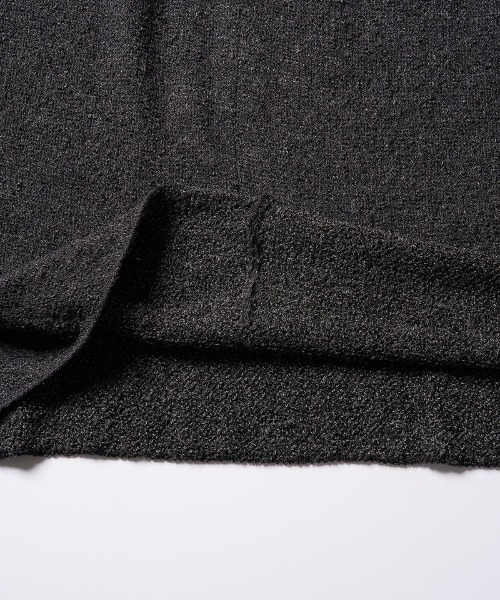 wjk（ダヴルジェイケイ）の「mcg3624-back pile light easy cardigan カーディガン（カーディガン/ボレロ・メンズ・ネイビー/ブラック・L/M/S/XL）」の12枚目の写真