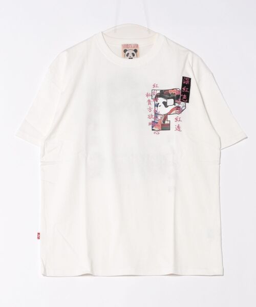PANDIESTA（パンディエスタ）の「熊猫日本のGEISHA Tシャツ(M2)（Tシャツ/カットソー・メンズ・ピンク/ブラック/ホワイト・L/XXL/M/XL）」の5枚目の写真