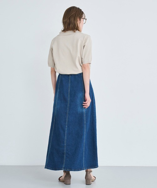 attiree(アティレー)の「【M/L/LLサイズ展開】デニムスカート(デニムスカート・レディース・ブルー・LL/LARGE/MEDIUM)」の9枚目の写真