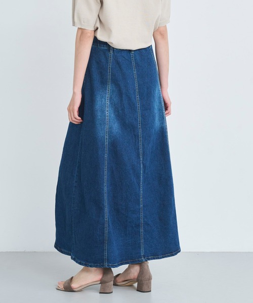 attiree(アティレー)の「【M/L/LLサイズ展開】デニムスカート(デニムスカート・レディース・ブルー・LL/LARGE/MEDIUM)」の5枚目の写真