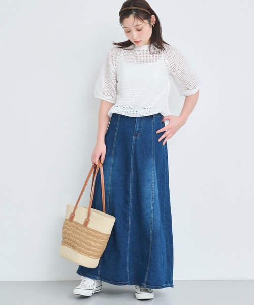 attiree(アティレー)の「【M/L/LLサイズ展開】デニムスカート(デニムスカート・レディース・ブルー・LL/LARGE/MEDIUM)」の17枚目の写真