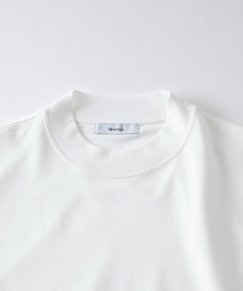 NewAnce(ニュアンス)の「【NewAnce】モックネックTee(Tシャツ/カットソー・メンズ・ブラック/ホワイト/ネイビー・L/M)」の8枚目の写真