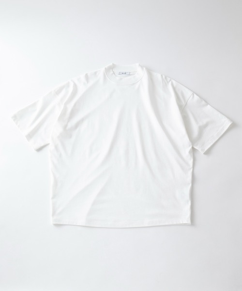 NewAnce(ニュアンス)の「【NewAnce】モックネックTee(Tシャツ/カットソー・メンズ・ブラック/ホワイト/ネイビー・L/M)」の6枚目の写真