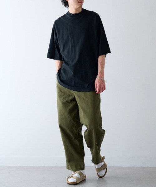 NewAnce(ニュアンス)の「【NewAnce】モックネックTee(Tシャツ/カットソー・メンズ・ブラック/ホワイト/ネイビー・L/M)」の19枚目の写真