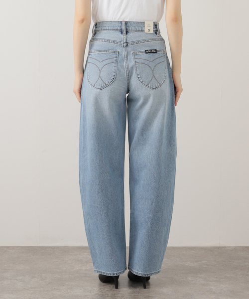 La TOTALITE（ラトータリテ）の「【洗える】ROLLA'S/ローラス GIGI BARREL DENIM（デニムパンツ・レディース・チャコールグレー/ブルー・25/26）」の9枚目の写真