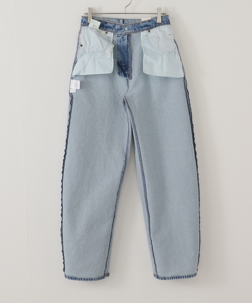 La TOTALITE（ラトータリテ）の「【洗える】ROLLA'S/ローラス GIGI BARREL DENIM（デニムパンツ・レディース・チャコールグレー/ブルー・25/26）」の16枚目の写真