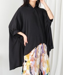 麻ライクシャツチュニック