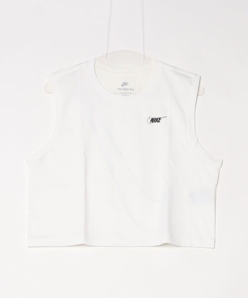 NIKE（ナイキ）の「ナイキ NIKE ナイキ  NSW クラブ CRP SL TEE HBR（Tシャツ/カットソー・レディース・ホワイト/ブラック・L/M）」の12枚目の写真