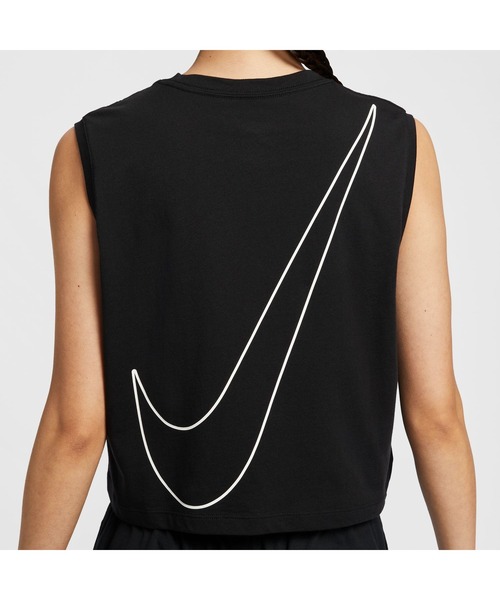 NIKE（ナイキ）の「ナイキ NIKE ナイキ  NSW クラブ CRP SL TEE HBR（Tシャツ/カットソー・レディース・ホワイト/ブラック・L/M）」の10枚目の写真