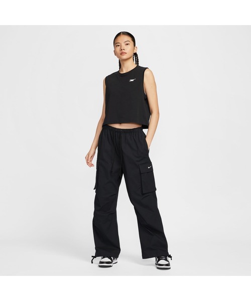 NIKE（ナイキ）の「ナイキ NIKE ナイキ  NSW クラブ CRP SL TEE HBR（Tシャツ/カットソー・レディース・ホワイト/ブラック・L/M）」の11枚目の写真