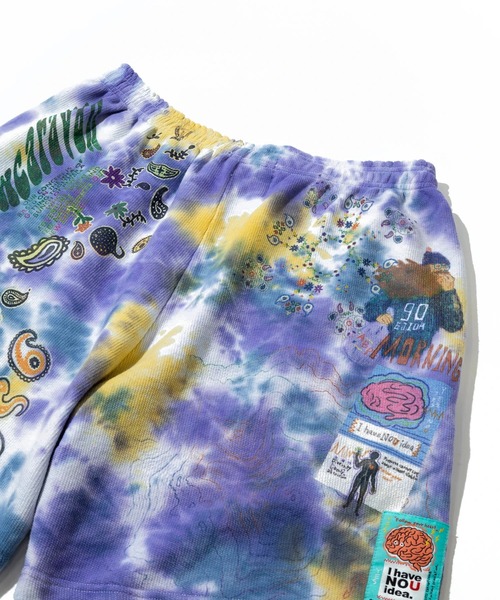 go slow caravan(ゴースローキャラバン)の「UNIQUEインレイ 落書きMIX ショートパンツ TIE DYE(その他パンツ・メンズ・カラフル・X-LARGE/LARGE/MEDIUM)」の10枚目の写真