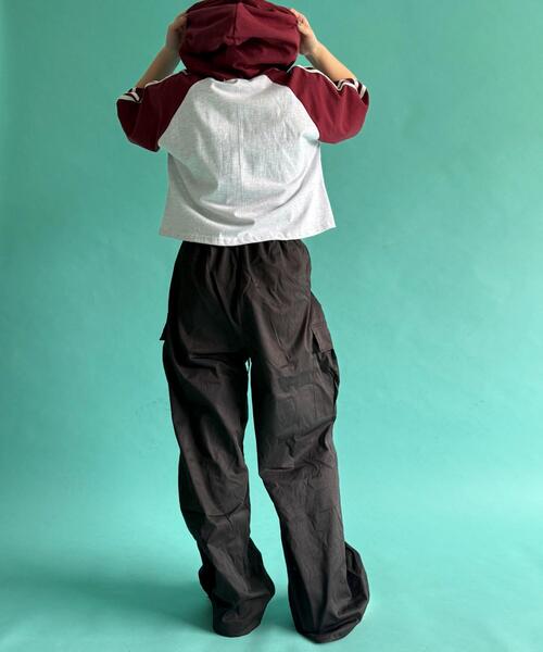 WOND（ウォンド）の「WOND/イージーカーゴパンツ（カーゴパンツ・レディース・カーキ/ブラック・FREE）」の3枚目の写真