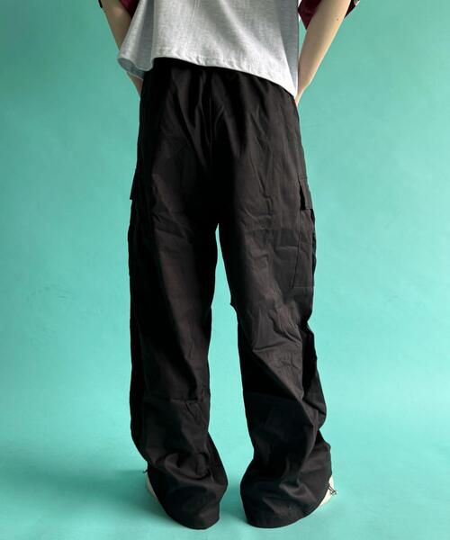 WOND（ウォンド）の「WOND/イージーカーゴパンツ（カーゴパンツ・レディース・カーキ/ブラック・FREE）」の6枚目の写真