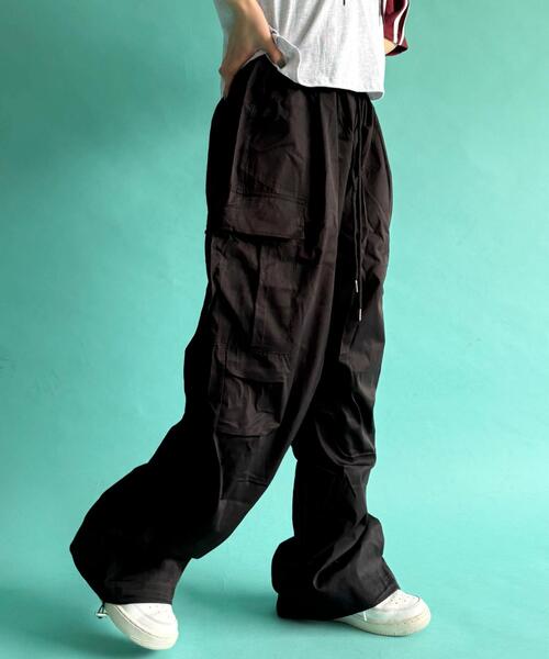 [OPEN YY] WASHED ROLLED CARGO パンツ★新作・25SS★韓国★ セール】OPEN YY/オープンワイワイ/WASHED ROLLED CARGO PANTS
