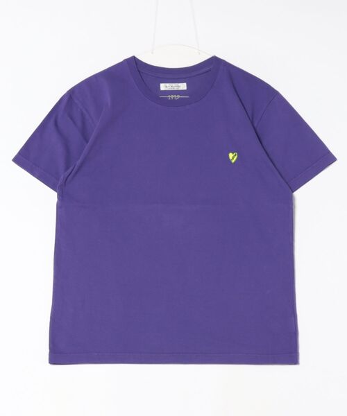 HOLLYWOOD RANCH MARKET(ハリウッドランチマーケット)の「CS0011ハートインHRMショートスリーブT(Tシャツ/カットソー・メンズ・ブラック/パープル/ホワイト/レッド・SMALL/MEDIUM/LARGE/X-LARGE)」の3枚目の写真