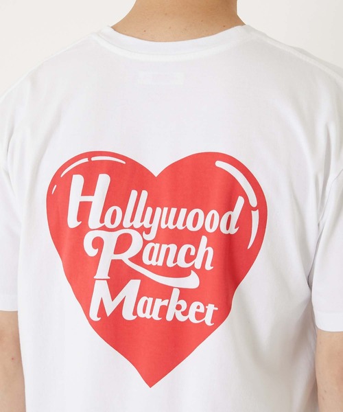 HOLLYWOOD RANCH MARKET(ハリウッドランチマーケット)の「CS0011ハートインHRMショートスリーブT(Tシャツ/カットソー・メンズ・ブラック/パープル/ホワイト/レッド・SMALL/MEDIUM/LARGE/X-LARGE)」の18枚目の写真