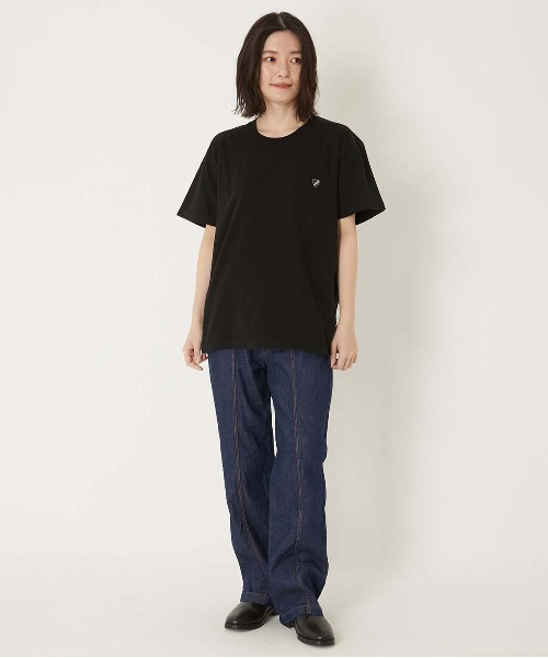 HOLLYWOOD RANCH MARKET(ハリウッドランチマーケット)の「CS0011ハートインHRMショートスリーブT(Tシャツ/カットソー・メンズ・ブラック/パープル/ホワイト/レッド・SMALL/MEDIUM/LARGE/X-LARGE)」の7枚目の写真