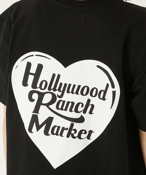 HOLLYWOOD RANCH MARKET(ハリウッドランチマーケット)の「CS0011ハートインHRMショートスリーブT(Tシャツ/カットソー・メンズ・ブラック/パープル/ホワイト/レッド・SMALL/MEDIUM/LARGE/X-LARGE)」の12枚目の写真