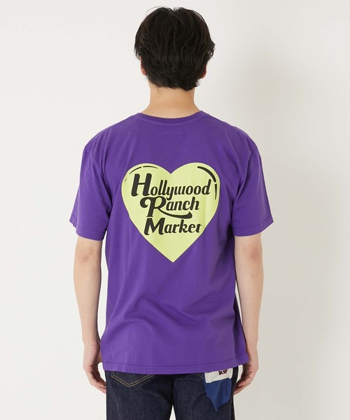 HOLLYWOOD RANCH MARKET(ハリウッドランチマーケット)の「CS0011ハートインHRMショートスリーブT(Tシャツ/カットソー・メンズ・ブラック/パープル/ホワイト/レッド・SMALL/MEDIUM/LARGE/X-LARGE)」の15枚目の写真