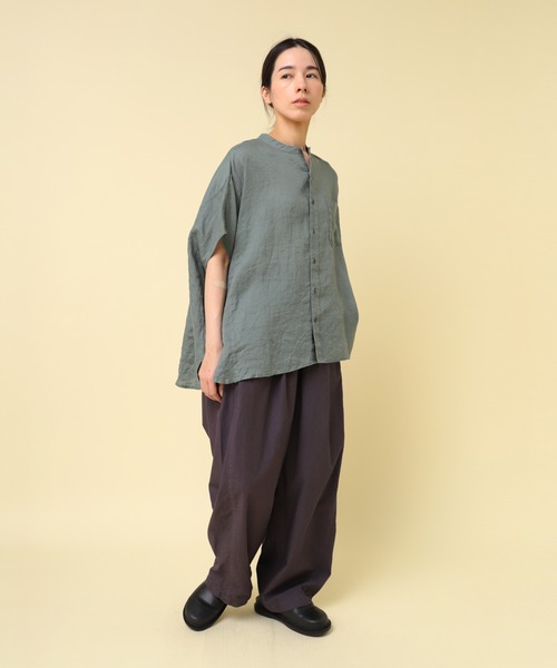 セール】R4334 ガーメントダイアシメトリーワイドパンツ（その他パンツ  