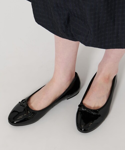 UNITED ARROWS（ユナイテッドアローズ）の「レイン レザー バレエシューズ（レインシューズ・レディース・シルバー/ブラック・36/37/35h/37h/36h/35/38）」の9枚目の写真