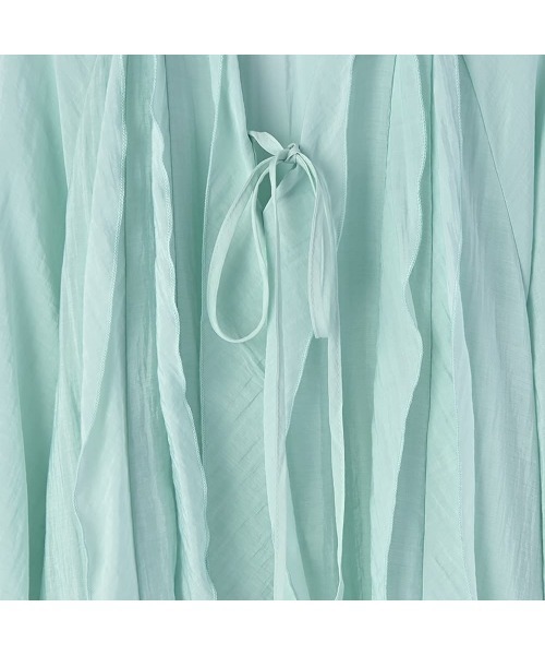 STYLE DELI（スタイルデリ）の「涼しい透けドレープのVネックブラウス（シャツ/ブラウス・レディース・ミント/ホワイト/ブラック・FREE）」の13枚目の写真