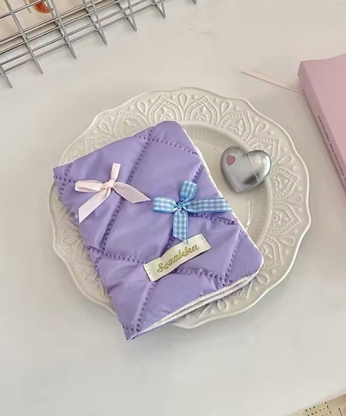 Port（ポート）の「【 Port / ポート 】 フレンチ リボン パステルカラー パスポートケース / マルチケース #_（パスポートケース・レディース・グリーン/ホワイト/パープル/ピンク/ブルー・FREE）」の4枚目の写真